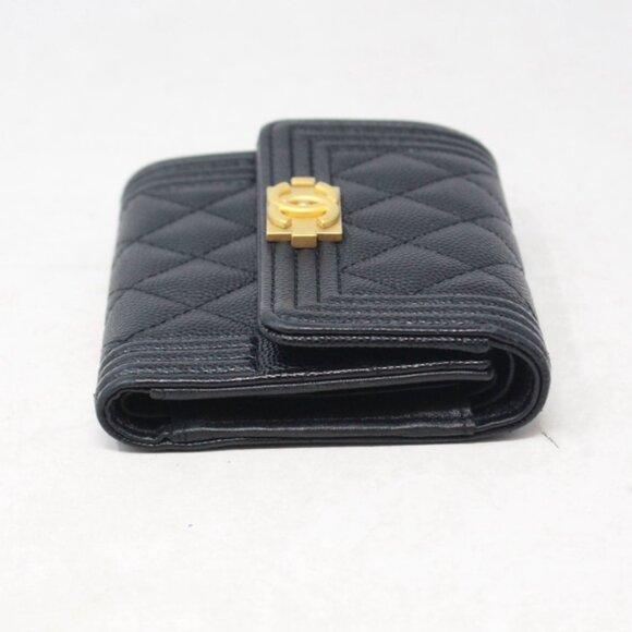 Chanel #XH1JA3 Caviar Quilted Wallet - Picture 4 of 9
